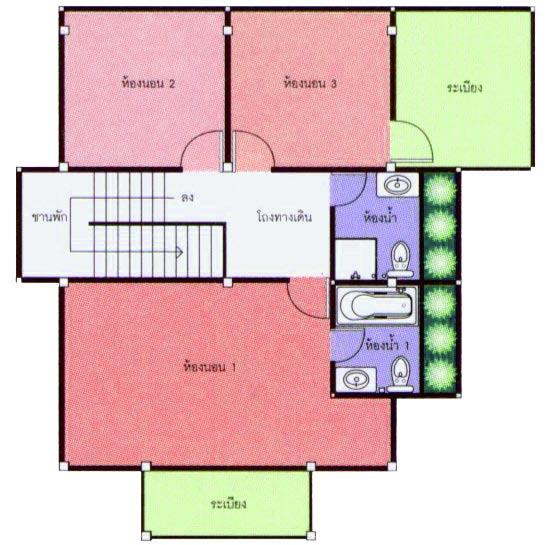 Toilet/Bathroom 4) Dining Area 9) Stairs 5) Guestroom/office Upper Floor 1) Balcony 6) Bedroom