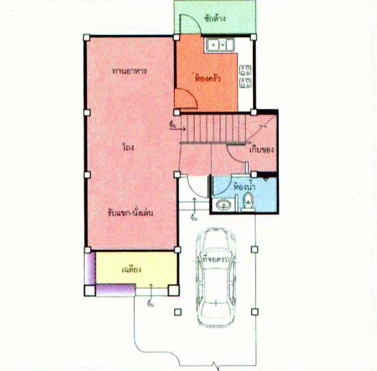 Villa Type E - Floor Plan 7 5 6 5 6 4 8 3 4 7 3 9 2 1 1 2 Lower Floor 1)