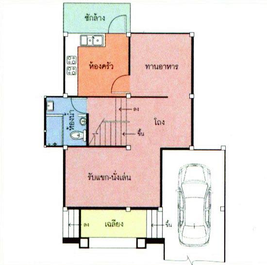 Villa Type F - Floor Plan 7 6 5 5 4 8 9 4 7 6 3 3 2 1 1 2 Lower Floor 1)