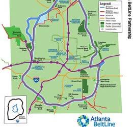 With the advent of the Atlanta Beltline, Freedom Park is a critical connection to movement throughout the city by bike or by foot.