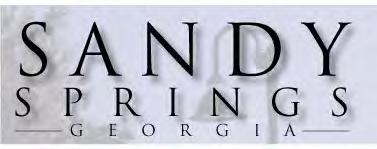 About The Area City of Sandy Springs The city of Sandy Springs was incorporated in