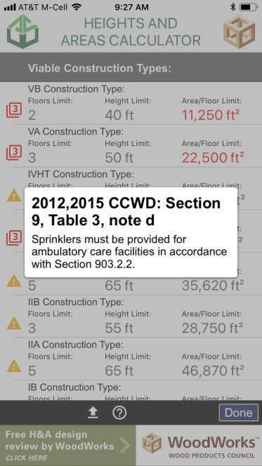 WOODWORKS/AWC H&A CALCULATOR APP 37 WOODWORKS/AWC H&A