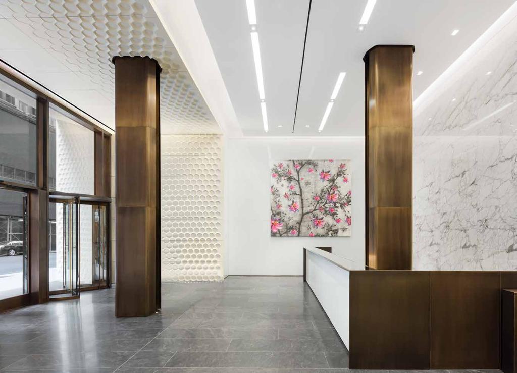 striking new lobby and modern technological functionality. It is both a bridge between Grand Central and Bryant Park and a place where Midtown and Midtown South converge.