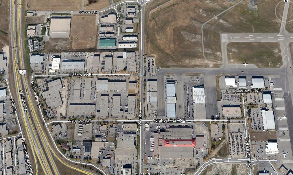 Aircraft Hangars l Office Facility 5438, 5440 11 Street NE l Calgary l Alberta FOR Property Features: RARE OPPORTUNITY to acquire a premier hangar facility with immediate access to Taxiway;