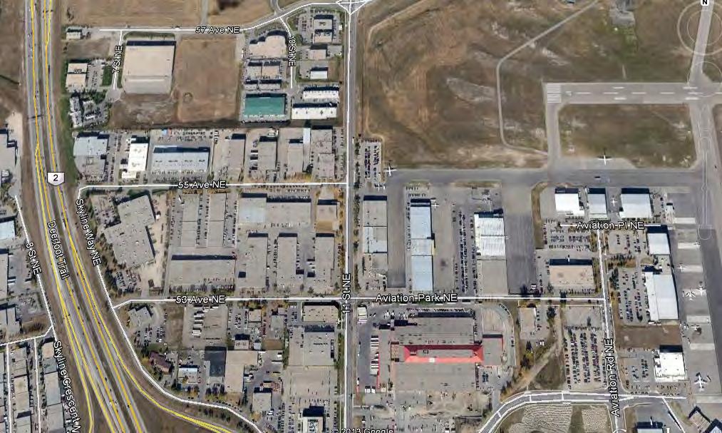 Aircraft Hangars l Office Facility 5438, 5440 11 Street NE l Calgary l Alberta Property Features: RARE OPPORTUNITY to acquire a premier hangar facility with immediate access to Taxiway; Attractive