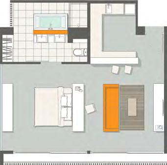 FLOOR PLANS - SUITE / VILLA SUITE 1 Unit 2 m 2 SUITE suite provides 2 m 2 of open-plan living space including a spacious sleeping area