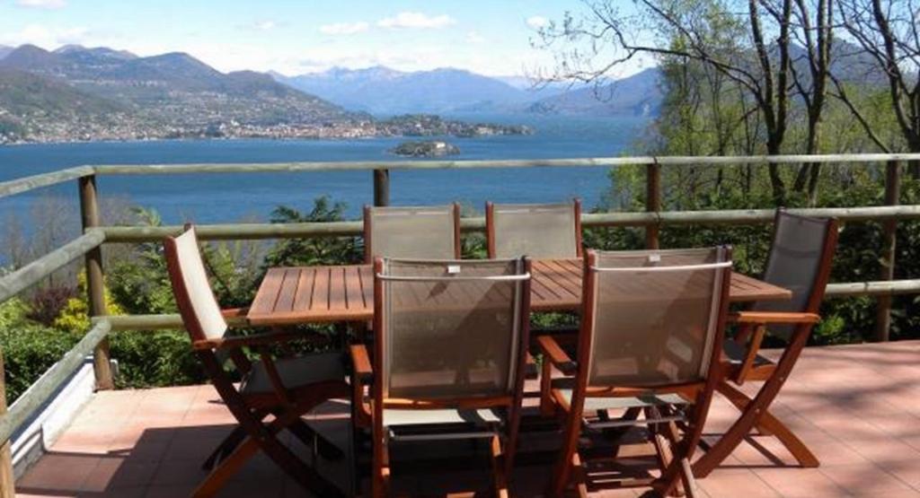with absolutely wonderful lake views of Lake Maggiore and the Borromean Islands.
