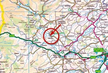 DIRECTIONS From Welshpool travel west on the A458 towards Dolgellau for approximately 7 miles. Take the right turning onto the B4389 towards Meifod and Dolanog.