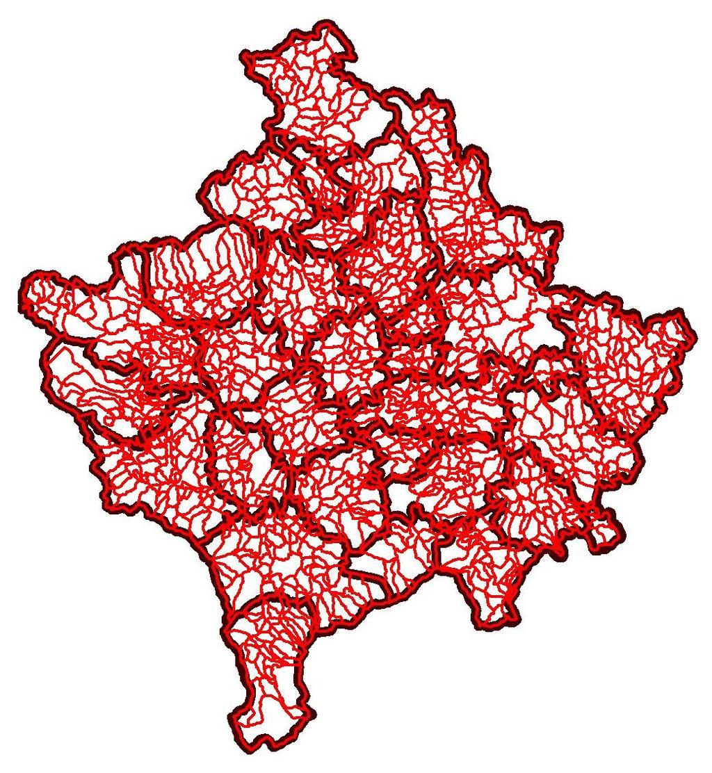 and their use from GIS and LIS in Kosovo is from three mentioned types as follow: - Textual - Graphic - Raster (Image) In those data there is presented structure of attribute, topology and geometry