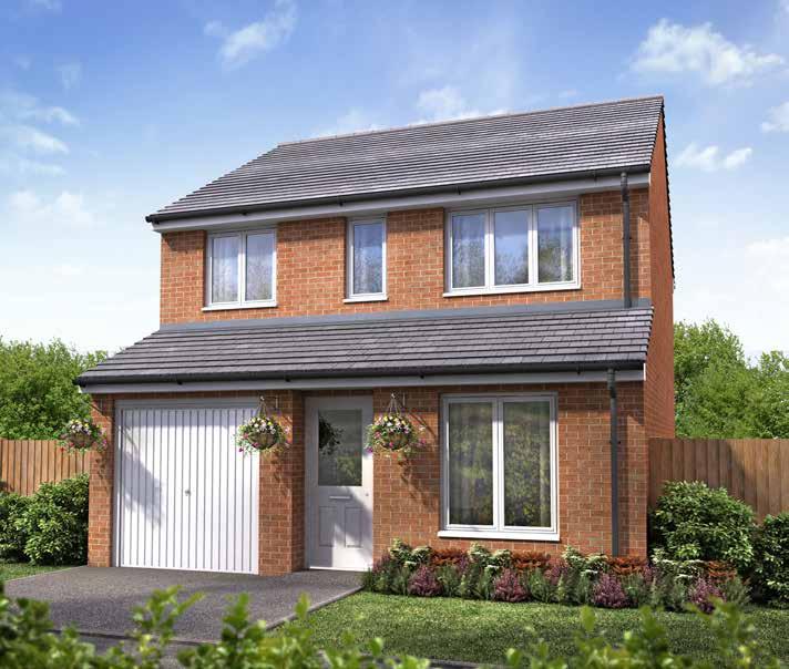 THE SPRING WALK COLLECTION The Aldenham 3 Bedroom home The Aldenham is a traditional three bedroom home with an integral garage, which would suit couples or families.