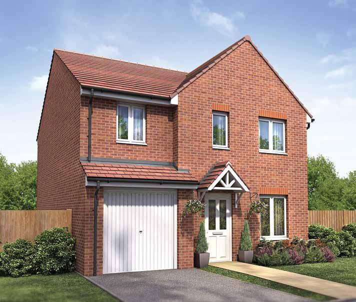 THE SPRING WALK COLLECTION The Bradenham 4 Bedroom home The Bradenham is a four bedroom home with integral garage which offers plenty of space for growing families.