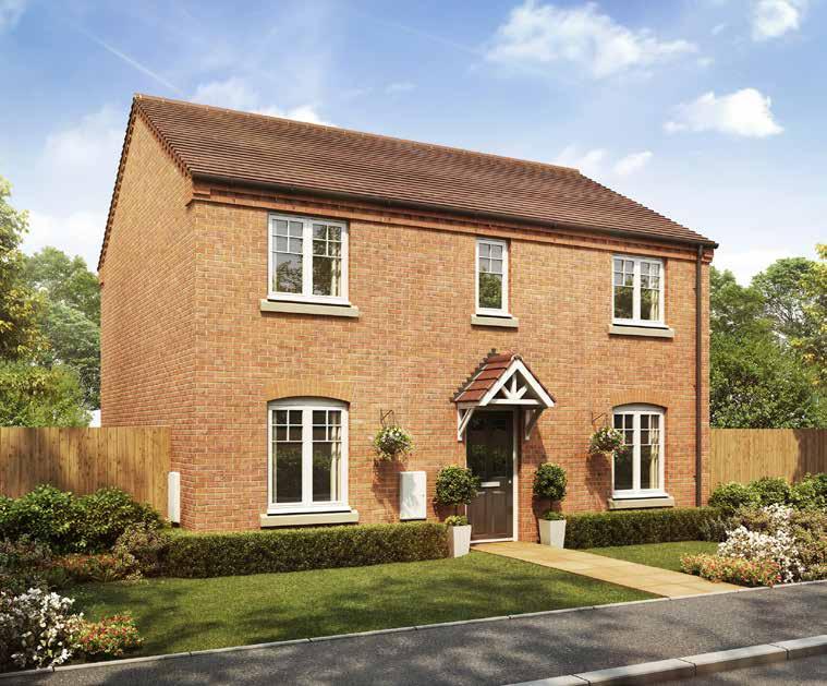 THE PENNYWELL WALK AND PENNYWELL RISE COLLECTION The Whitton 4 Bedroom home The four bedroom Whitton features a traditional double fronted design, with a spacious interior layout that makes it an