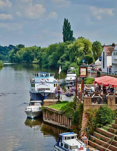 Images are of Upton and surrounding area The Location Located just half a mile across the river from the pretty, lively town of Upton upon Severn,