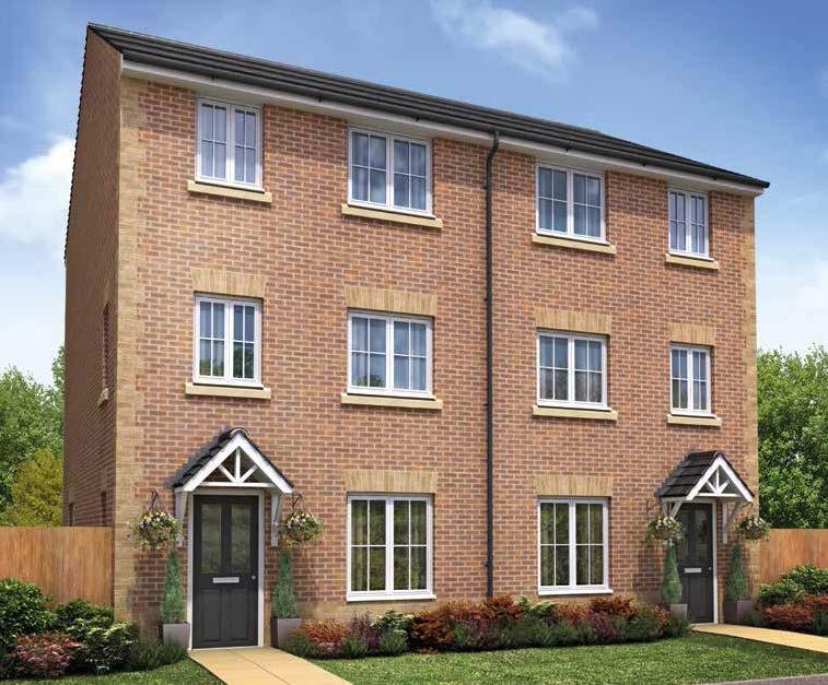 THE SUTTON GRANGE COLLECTION The Belbury 4 Bedroom home The 4 bedroom Belbury has a three storey layout which includes two reception rooms, providing
