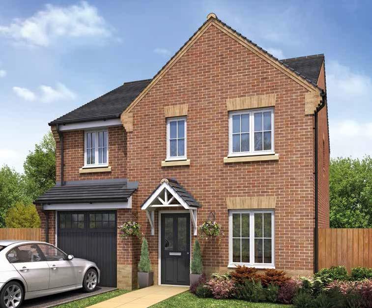 THE SUTTON GRANGE COLLECTION The Bradenham 4 Bedroom home The Bradenham is a 4 bedroom house with integral garage which offers plenty of space for