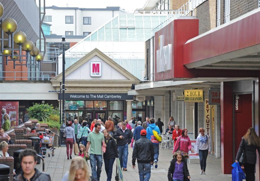 Camberley s economy is service industry orientated accounting for circa 73% of the workforce.