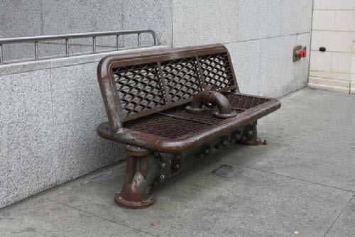 bench on north side