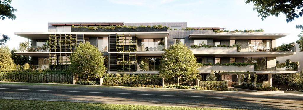 *Artist impression of exterior from Springfield Avenue Natural flourishes of leaf and vine smoothly connect the architecture with its