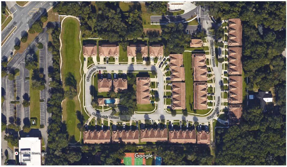Figure 1 Aerial view of Biltmore, Oviedo, Florida 5.