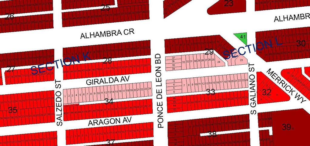 OVERLAY BOUNDARY Location The Giralda Overlay affects a one-block stretch of Giralda that is unique as the only Low-Rise Intensity land use in the Coral Gables Central Business District, with
