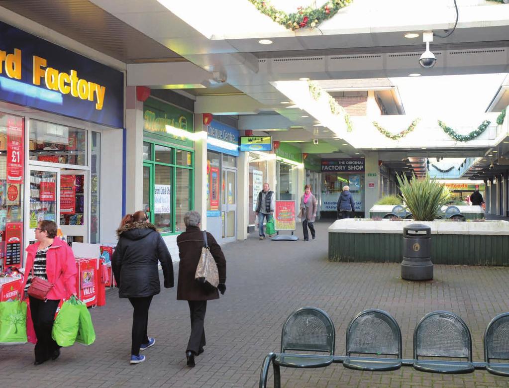 Gwent Shopping Centre Tredegar NP22 3EJ High yielding shopping centre investment Tenure Freehold.