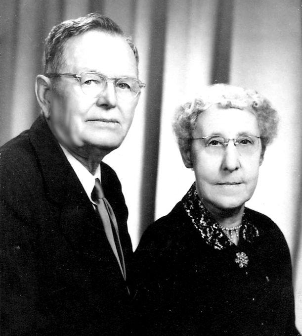 their golden wedding anniversary, 1957 (Kellogg