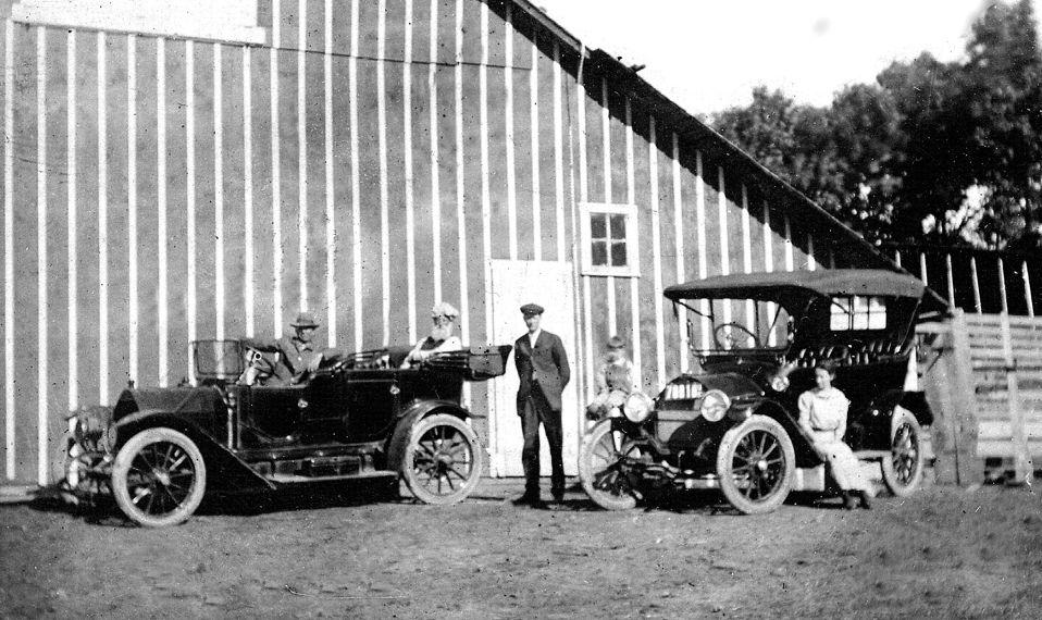 At Ash Grove farm ca. 1916.