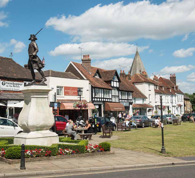 An introduction Welcome to The Ivies Town and country living with easy access to London The Ivies is an exclusive new development, set in the much sought-after historic town of Westerham and situated