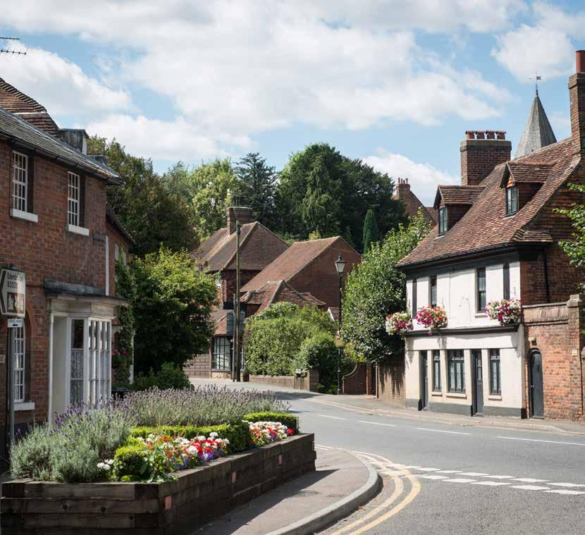 Westerham local area Everything close to home A delightful, picturesque town of under 5,000 residents, Westerham is situated on the River Darent.