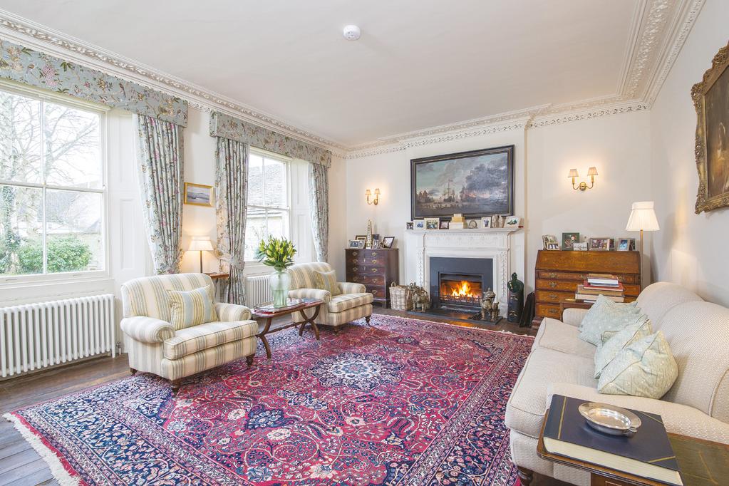 ACCOMMODATION MAIN HOUSE: The ground floor offers generous and elegant reception rooms comprising an Entrance Hall with parquet floor and large staircase rising to first floor landing.