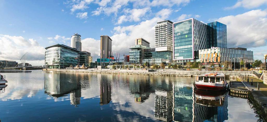20 21 MEDIACITYUK IN NUMBERS: CASE STUDY: MEDIACITYUK SALFORD QUAYS 650 million - the amount initially invested in the first phase of development 44,000m² - total gross internal floor space across