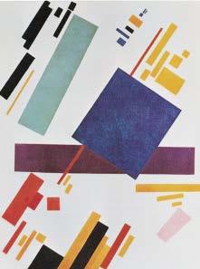 Suprematism Kasimir Malevich, Suprematist Composition A symphonic arrangement of elemental shapes of luminous color on a white field