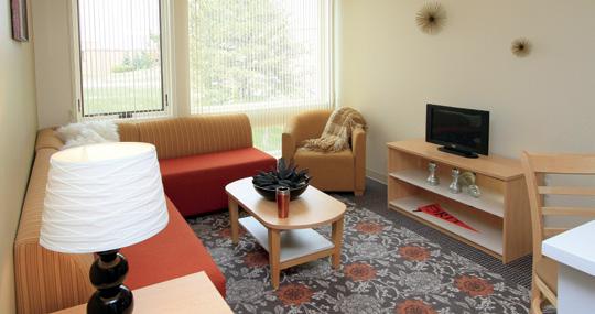 P RIT s suburban campus is designed with all the residence halls clustered together on the eastern side of campus.