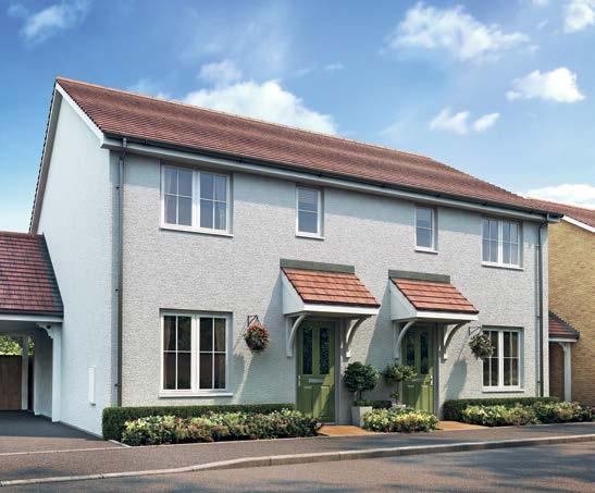 HAMFORD PARK The Flatford 3 Bedroom home PRELIMINARY With a versatile layout which would suit couples and families alike, the Flatford is a well proportioned 3 bedroom property.
