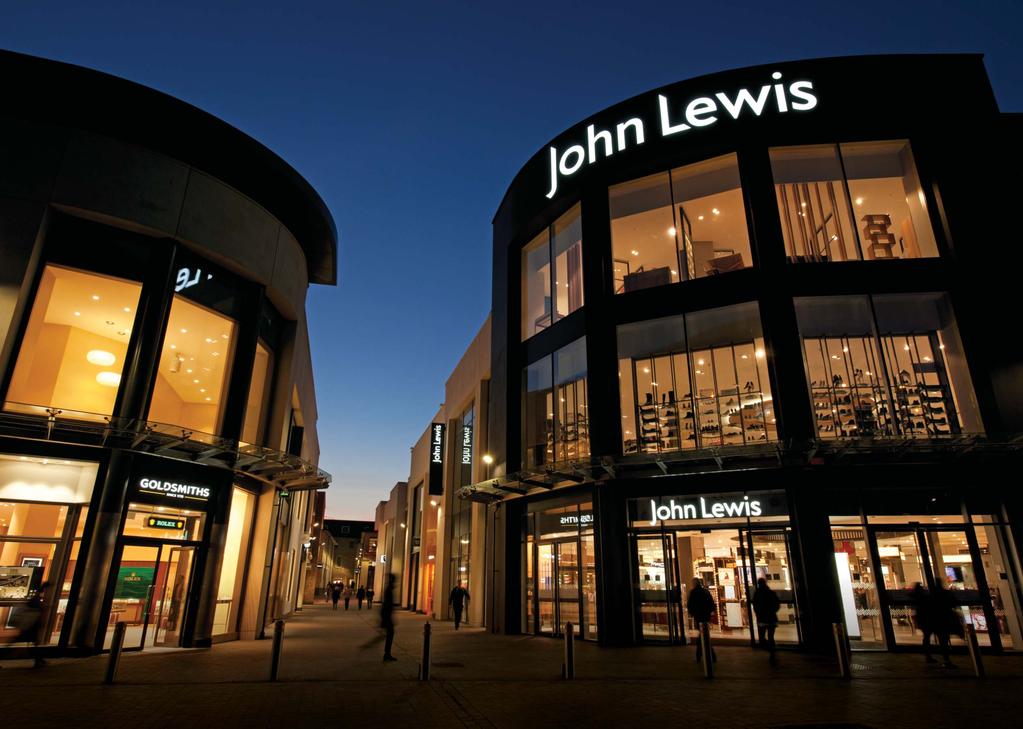 A changing cityscape The new 120 million John Lewis and 300,000 sqft Bond Street retail and leisure development are projected to see spending increase by 27% in Chelmsford - elevating the City to a