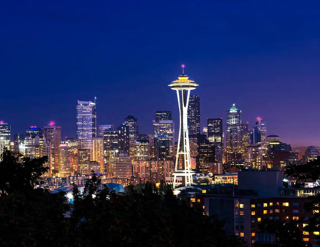 SECTION 5 :: PUGET SOUND REGION Anchored in one of the most appealing geographic locations in the entire nation, Seattle is