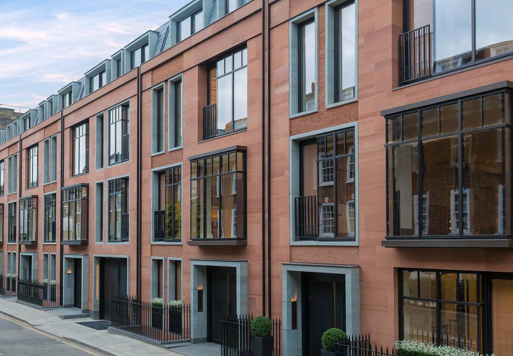 5,880 sq ft / 546 sq m Blomfield House is a contemporary newly built townhouse in Yeoman s Row, a quiet residential street in Knightsbridge, SW3.