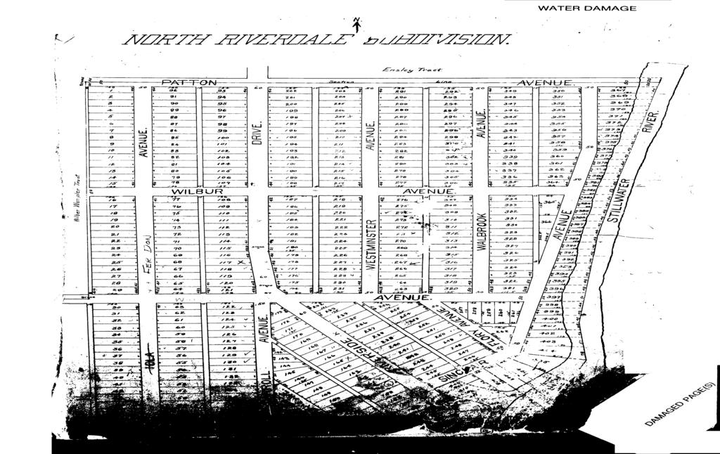 In 1907, the North Riverdale Subdivision was established and recorded, with