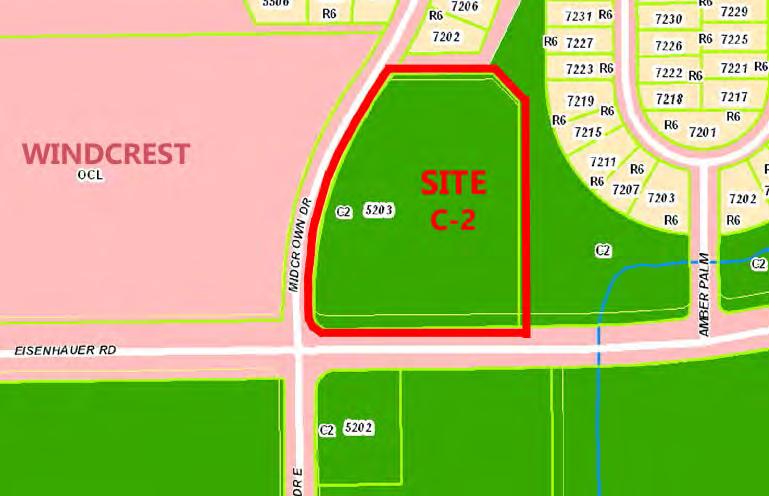 ZONING MAP ZONING: C-2, City of San Antonio Note: Check your intended use for
