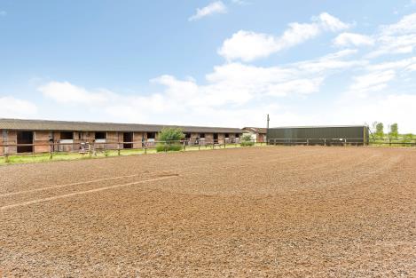 Outdoor arena - Post and rail fenced outdoor arena approximately 20 x 40 metres with the benefit of