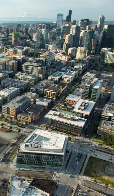 South Lake Union Nationally recognized 60-acre urban infill project 6.