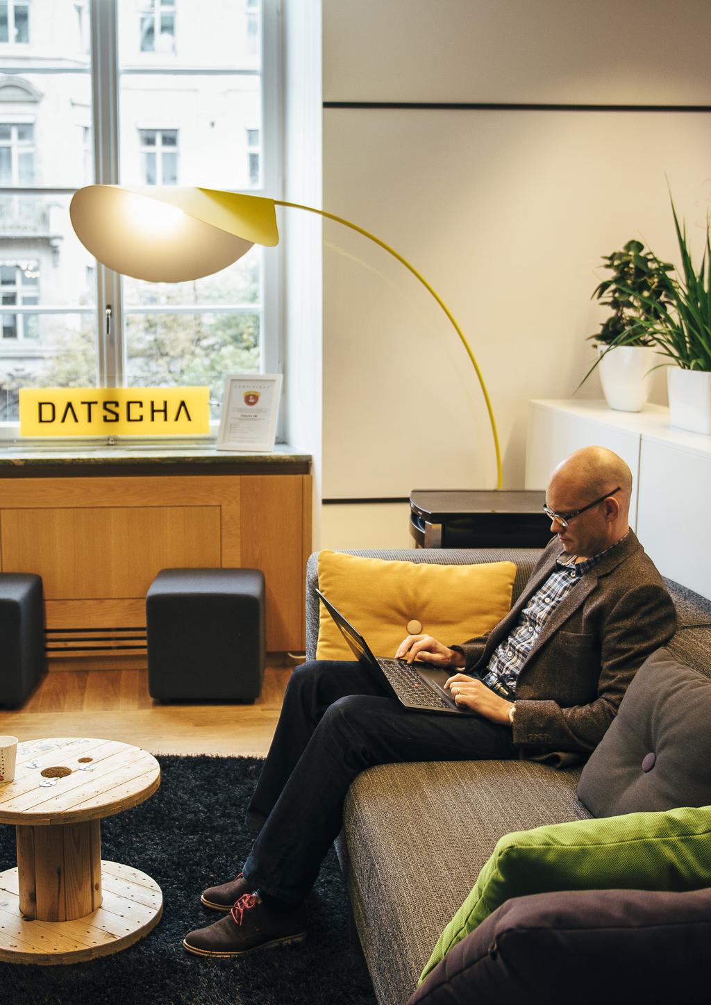ABOUT DATSCHA Since 1996, Datscha has been developing award -winning technology to collect, aggregate and visualise public and proprietary real estate data in Sweden, Finland and the United Kingdom