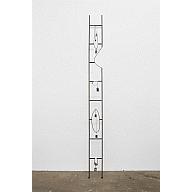 EM ROONEY (American, born 1983) Pictures, Keychains, Freedom Ladder Welded steel, picture key chains,