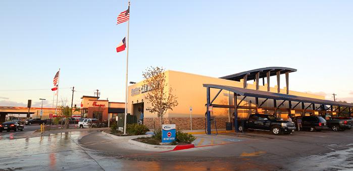 Tenant Overview THERE ARE 10 BLUE WAVE LOCATIONS IN TEXAS ABOUT BLUEWAVE EXPRESS CAR WASH BlueWave Express Car Wash was founded in 2007 and has grown the business