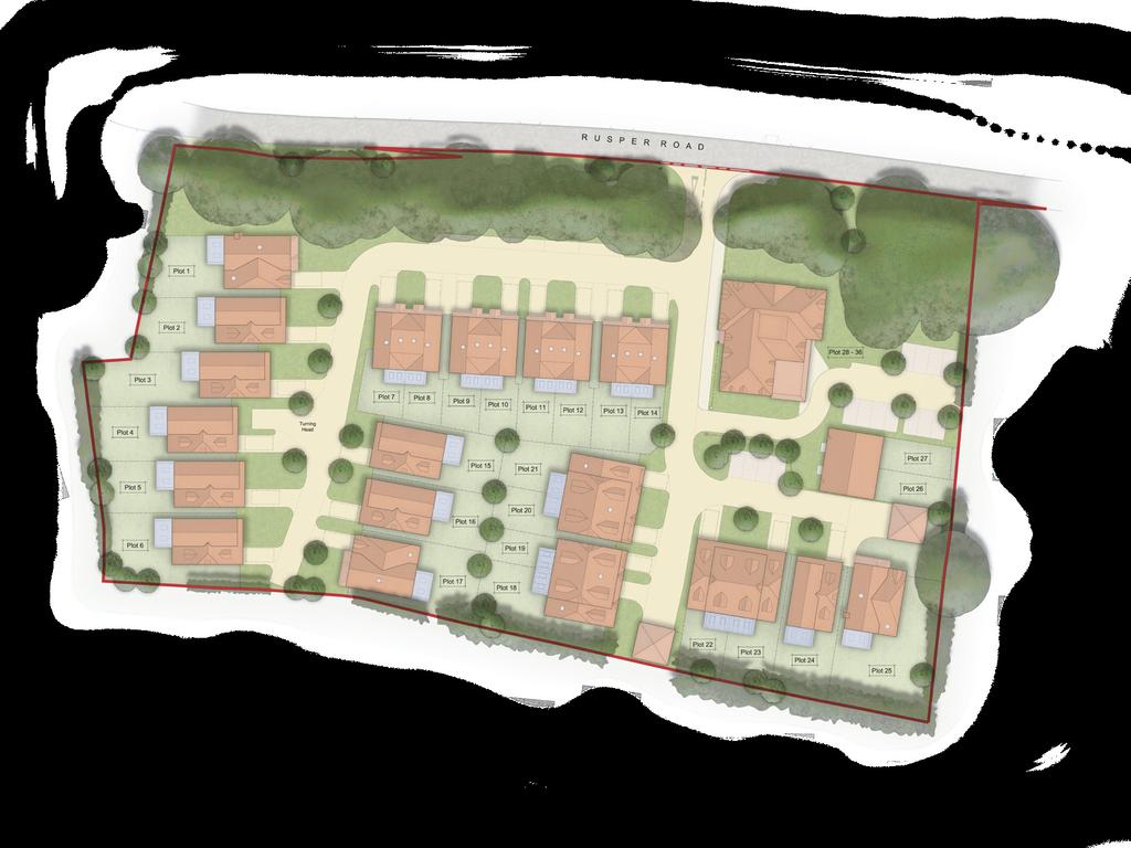 Key to Site Plan Explore Rusper Road Two Bedroom Apartments Parking Spaces Situated in an ideal semi-rural location in Ifield, Rusper Road (Ifield, Crawley, RH11 0LR) offers 9 apartments that are