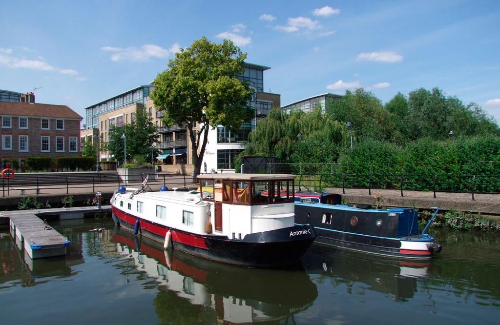 BACKGROUND AND THE OPPORTUNITY In 2009 planning consent was granted for the development of leisure and visitor moorings within Soaphouse Creek, a locked basin fronting onto the River Thames, and