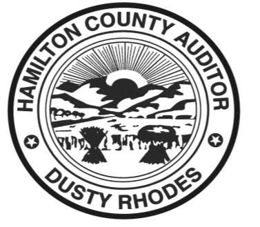 DUSTY RHODES HAMILTON COUNTY AUDITOR www.