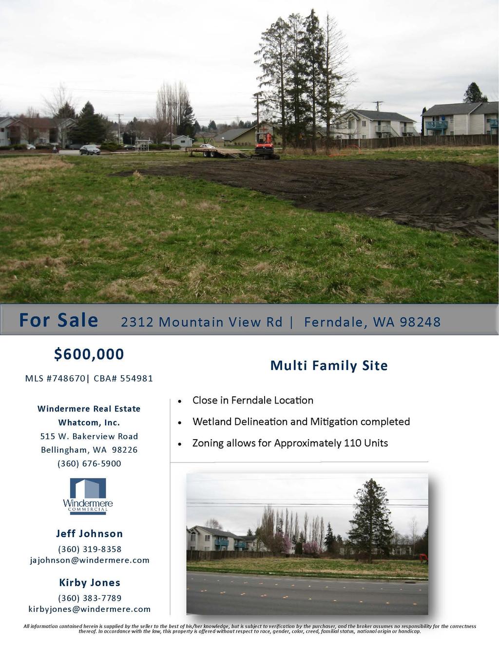 0 Contact Kevin Geraghty, CCIM (360) 676-5900 Contact Tim Cornwell (360) 676-5900 0 Lakeway Dr, Bellingham - High visibility commercial development site in the core of Bellingham.