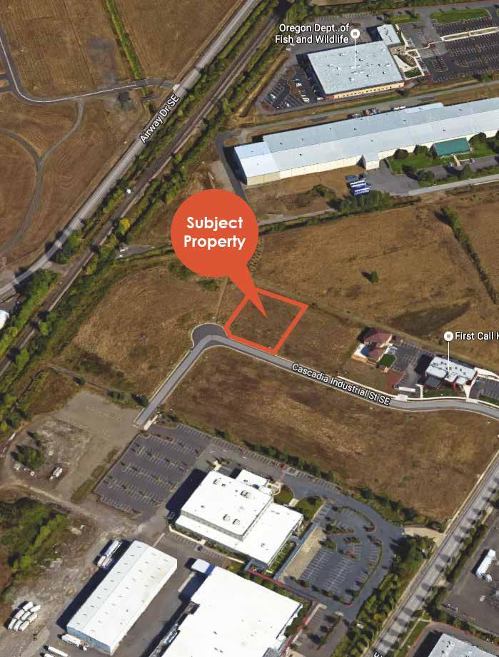Lot 900 - Cascadia Industrial St SE Salem, Oregon Build to suit industrial space of approximately 15,000 SF located in South Salem s industrial area with easy access to I-5 and Highway 22.