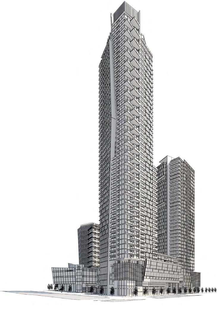 Item #2 Consider designing the expression of the landmark tower to have its own identity from the other two towers on the site.